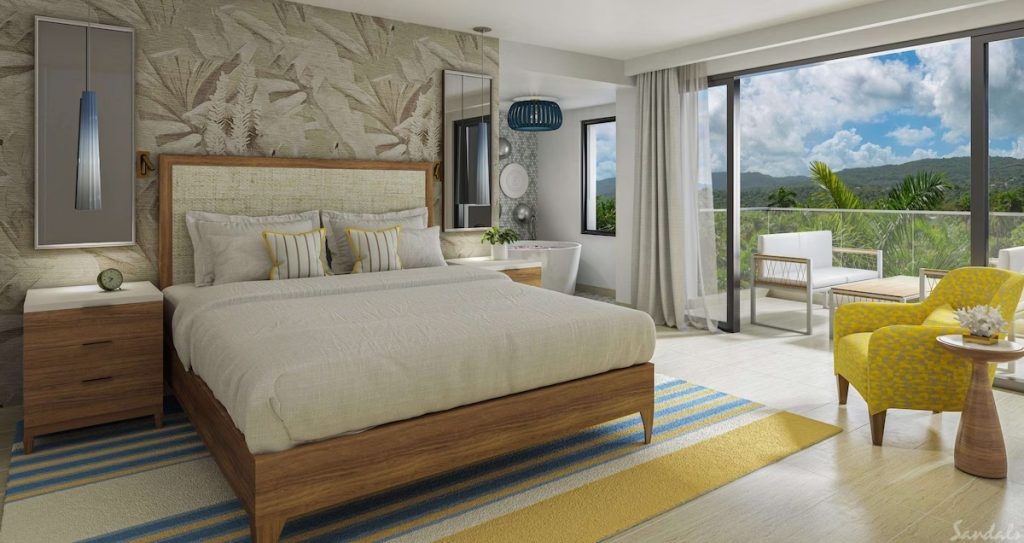 Travertine Luxury Room