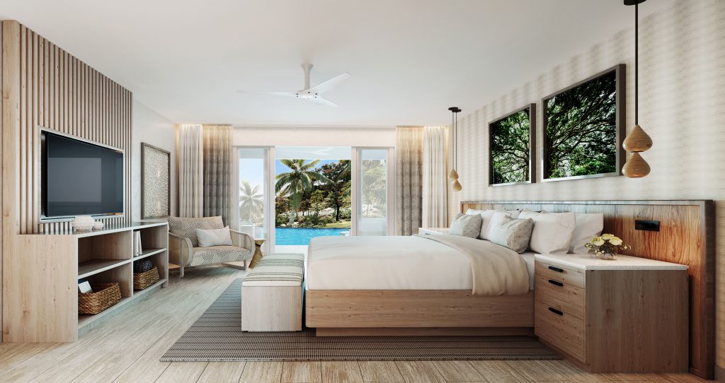 Bamboo Palm Room with Balcony Tranquility Soaking Tub